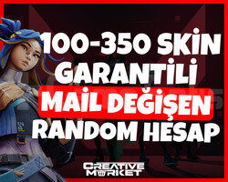 VALORANT | 100-350 SKİN | MAİL DEĞİŞEN RANDOM