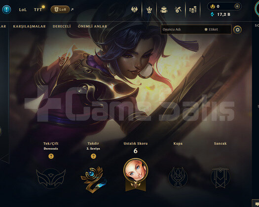 EUW Unranked | 1 Kostüm - 17K Mö | LoL Hesap