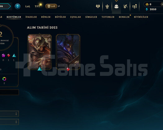 TR Unranked | 2 Kostüm - 28 Hero | LoL Hesap