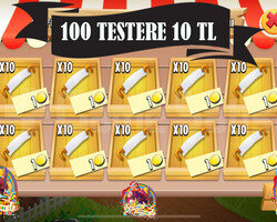 100 Adet Testere 10 TL