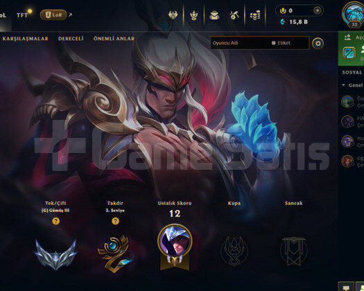 TR SİLVER 3 S11 HESABI 15K MÖ