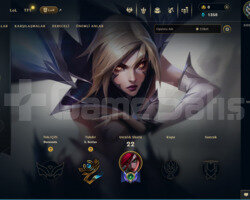 LOL TR 37 LVL 5 SKİN UNRANKED HANDMADE HESAP