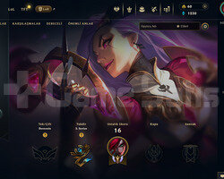 TR Unranked | 4 Kostüm - 26 Hero | LoL Hesap