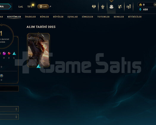 TR Unranked | 1 Kostüm - 21 Hero | LoL Hesap