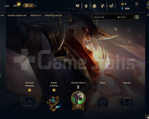 TR Unranked | 1 Kostüm - 21 Hero | LoL Hesap
