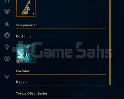 TR Geçen Sezon Plat | 2 Kostüm - 12K Mö | LoL Hesa
