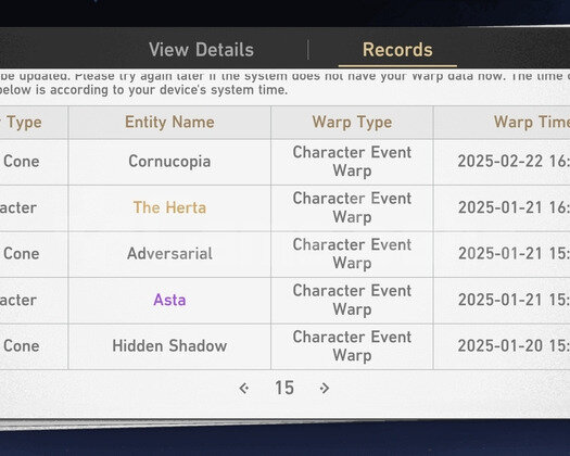 Ruanmei + Robin + Feixiao + Aventurine + ... 17x5