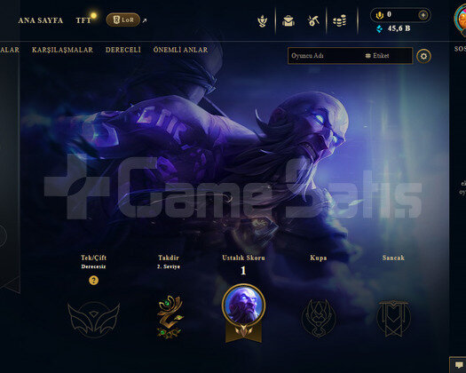 TR Unranked | 1 Kostüm - 24 Hero | LoL