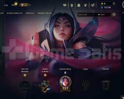 EUW Unranked | 20 Hero - 17K Mö | LoL Hesap