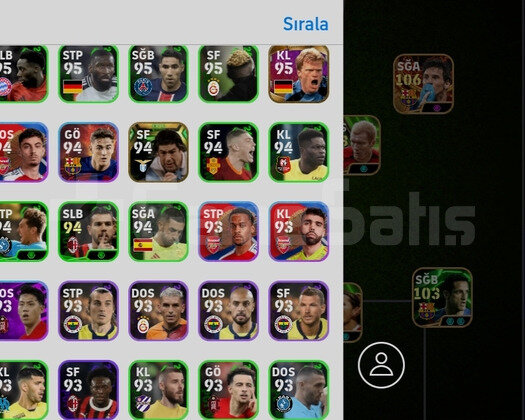 106 MESSİ + 103 SCHOLES+KENAN YILDIZ