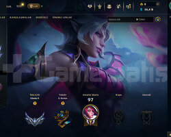 EUW Esnek Plat 3 | 2 Kostüm - 36K Mö | LoL Hesap
