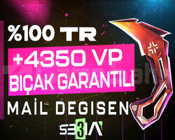 TR SV | +4350VP BIÇAK GARANTİ MAİL DEĞİŞEN V.I.P