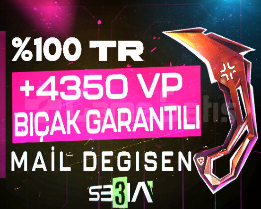 TR SV | +4350VP BIÇAK GARANTİ MAİL DEĞİŞEN V.I.P