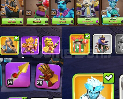 TH 16 YARI MAX SAĞLAM HESAP+6 KOSTÜM +DEV ELDİVEN