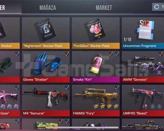 Standoff 2 hesap satılık