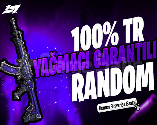 100TR VALORANT YAĞMACI RANDOM