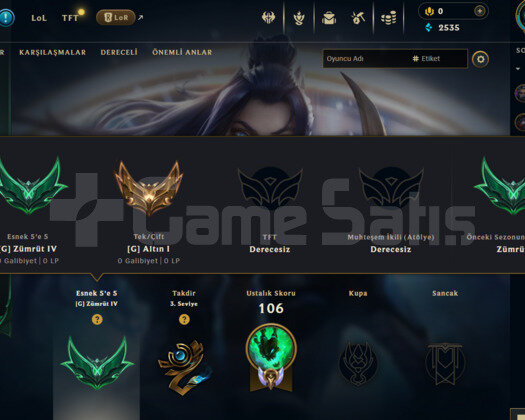 TR FLEX ZÜMRÜT 4 / SOLOQ GOLD 1 / 3 KOSTÜM