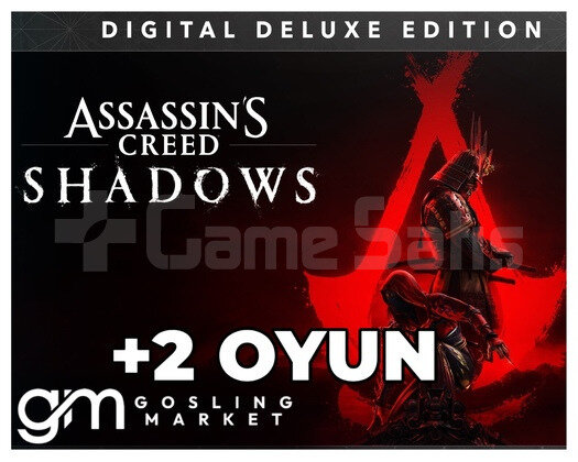 Assassins Creed Shadows Deluxe Edition + 2 Oyun