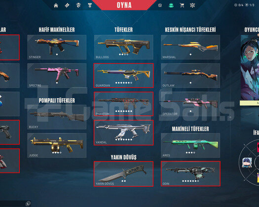 MAİNLİK BOL SKİNLİ//XENOHUNTER//KURONAMİ//YAĞMACI