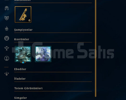TR Unranked | 1 Kostüm - 40K Mö | LoL Hesap
