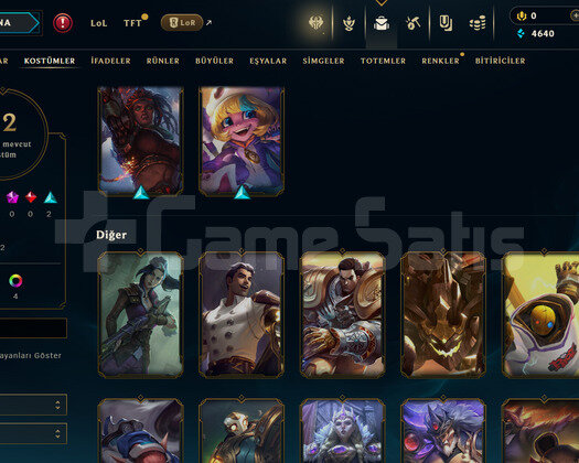 EUW Unranked | 12 Kostüm - 38 Hero | LoL Hesap