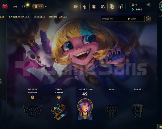 EUW Unranked | 12 Kostüm - 38 Hero | LoL Hesap