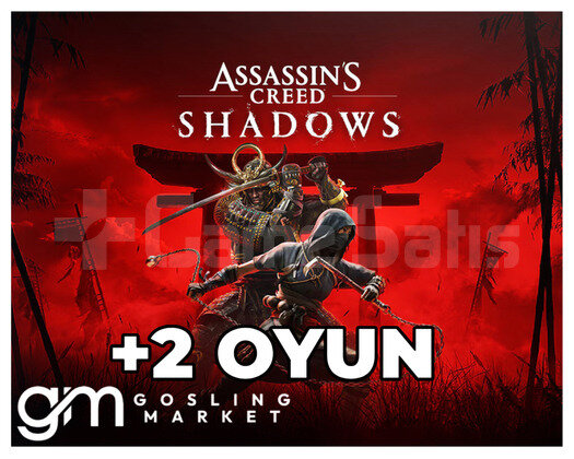 Assassins Creed Shadows + 2 Oyun