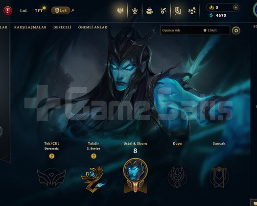 EUW Unranked | 24 Hero - 3 İade Hakkı | LoL Hesap