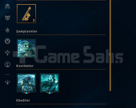 TR Geçen Sezon Plat | 7 Kostüm - 36 Hero | LoL Hes