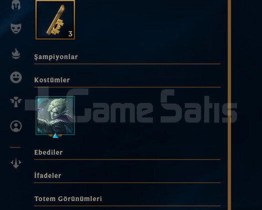 TR Esnek Zümrüt 3 | 1 Kostüm - 33K Mö | LoL Hesap