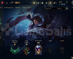 TR Esnek Zümrüt 3 | 1 Kostüm - 33K Mö | LoL Hesap