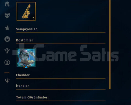 TR Unranked | 3 Kostüm - 53K Mö | LoL Hesap
