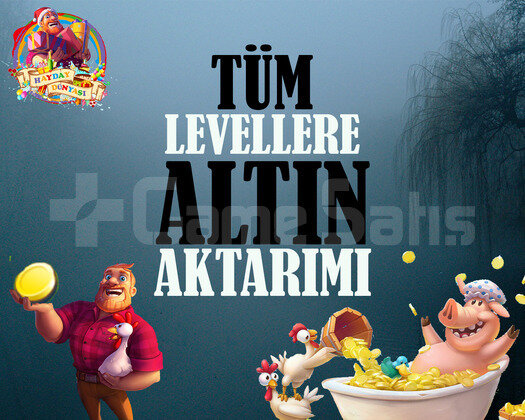 1.000.000 ALTIN HER LEVELE AKTARILIR