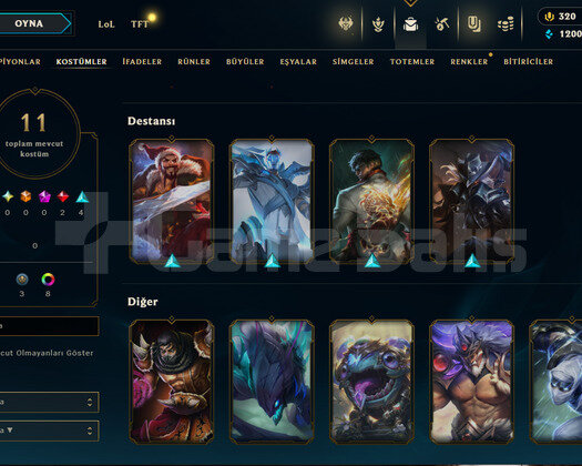 GEÇEN SEZON PLAT / DERECELİ HAZIR / 320 RP