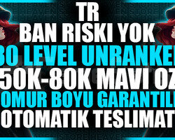 TR BAN RİSKSİZ UNRANKED 50-80K MAVİÖZ