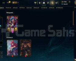 EUW 2780 RP 27 SKİNLİ HESAP - LOL