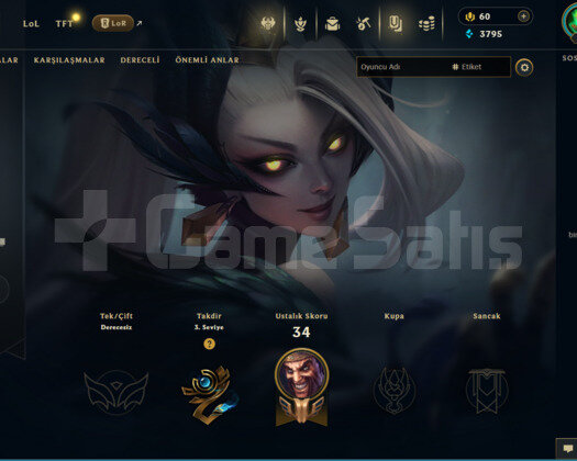 EUW 14 SKİN 27 LVL HANDMADE HESAP - LOL