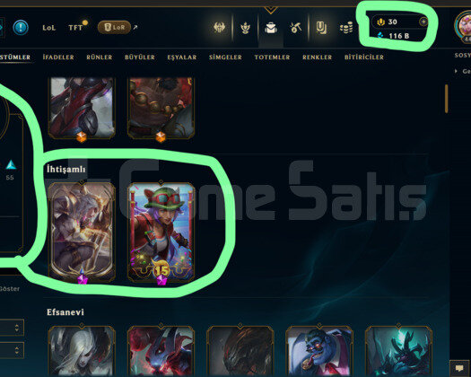 442 LEVEL / 108 SKİN / 124 HERO +MAİL +7500 SATIŞ
