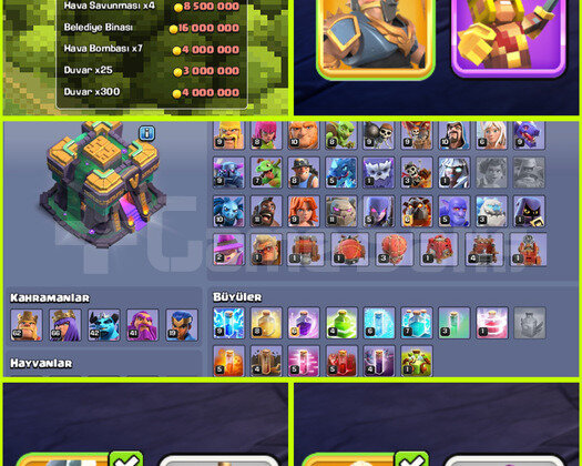 !! CLASH TH 14 MAX  |  176 SEVİYE !!