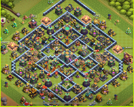 !! CLASH TH 14 MAX  |  176 SEVİYE !!