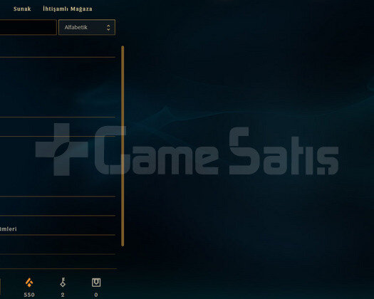 TR Geçen Sezon Gold | 2 Kostüm - 28 Hero | LoL