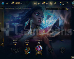 TR Geçen Sezon Gold | 2 Kostüm - 28 Hero | LoL