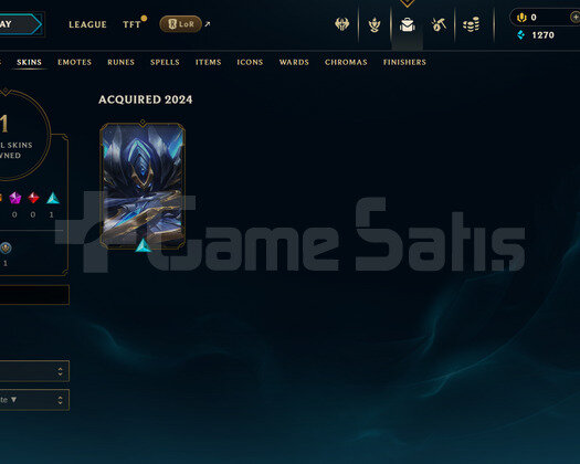 TR Unranked | 1 Kostüm - 22 Hero | LoL Hesap