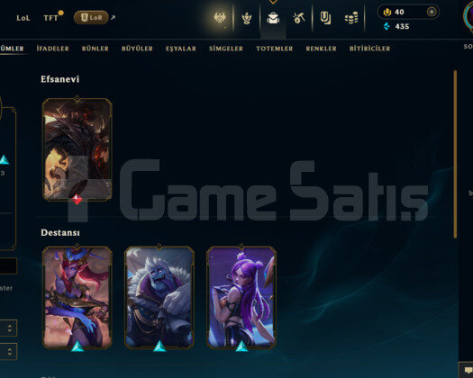 TR 10 SKİN UNRANKED HESAP - LOL
