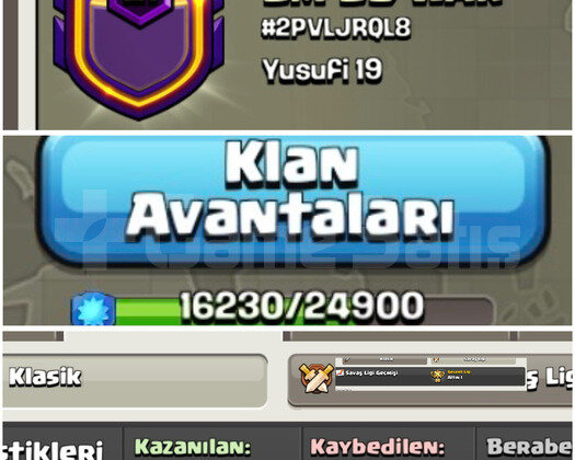 21,8 Level Başkent 9 Savaş Klanı