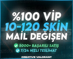 MAİL DEĞİŞEN | 10-120 SKİN GARANTİLİ RANDOM HESAP