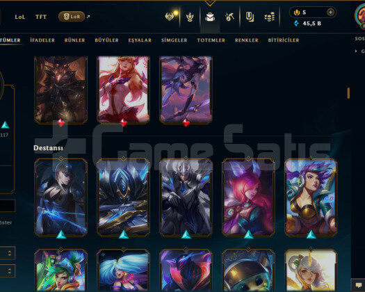 TR / 811 LEVEL / 239 SKİN / FUL HERO -TELEFON+MAİL