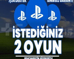 İSTEDİĞİNİZ 2 PSN OYUNU + GARANTi