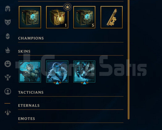 TR Geçen Sezon Plat | 8 Kostüm - 45 Hero | LoL Hes