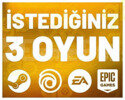 İstediğiniz 3 Oyun +Garanti